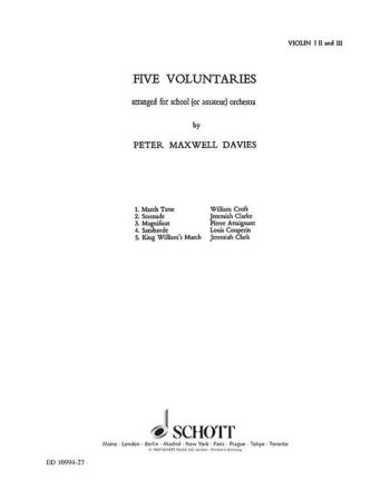 5 Voluntaries