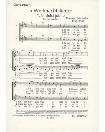 5 Weihnachtslieder