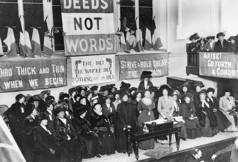 Suffragettes - Source: Wikimedia