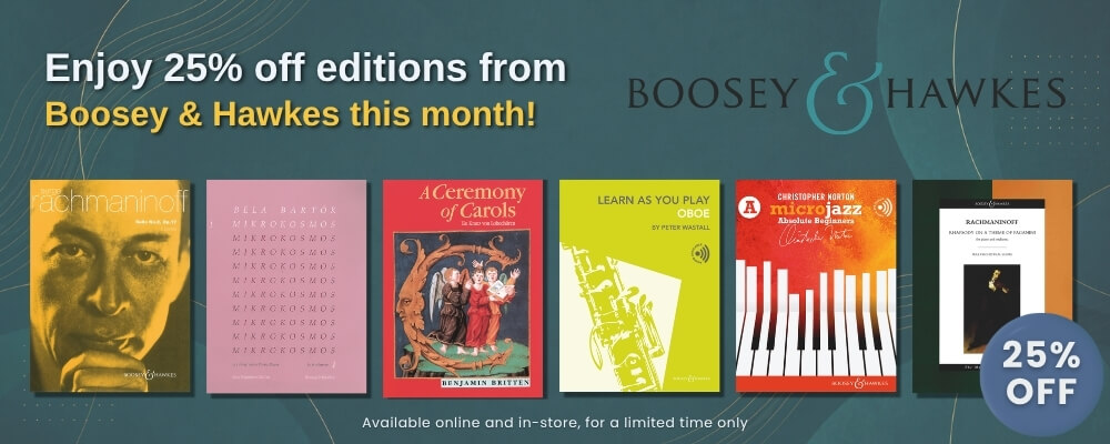 Boosey & Hawkes 25% Off